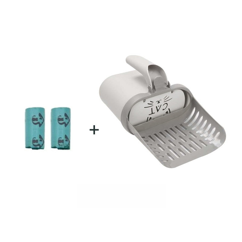 Detachable Cat Litter Scoop with Trash Bags