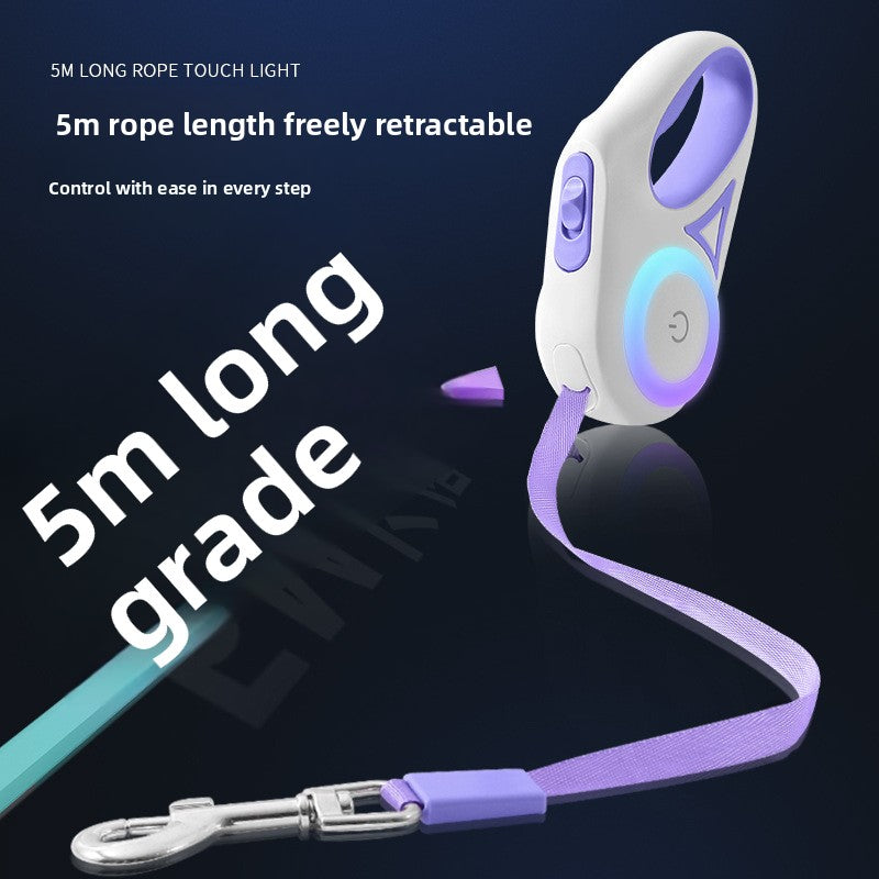 Automatic retractable towing rope