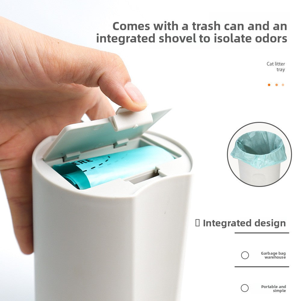 Detachable Cat Litter Scoop with Trash Bags