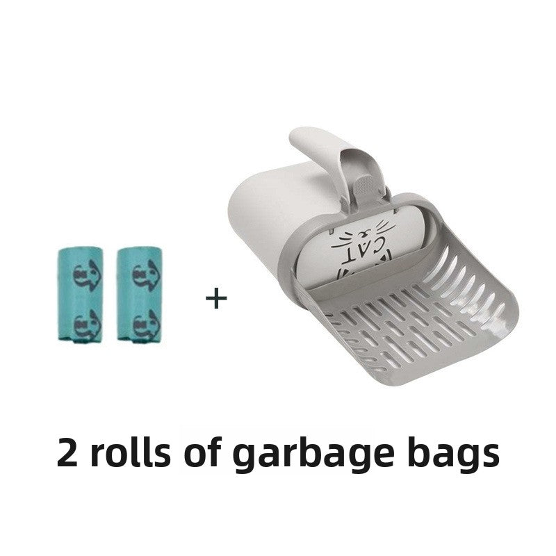 Detachable Cat Litter Scoop with Trash Bags