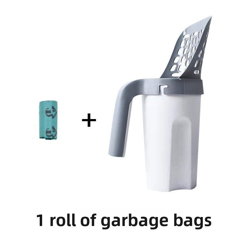 Detachable Cat Litter Scoop with Trash Bags
