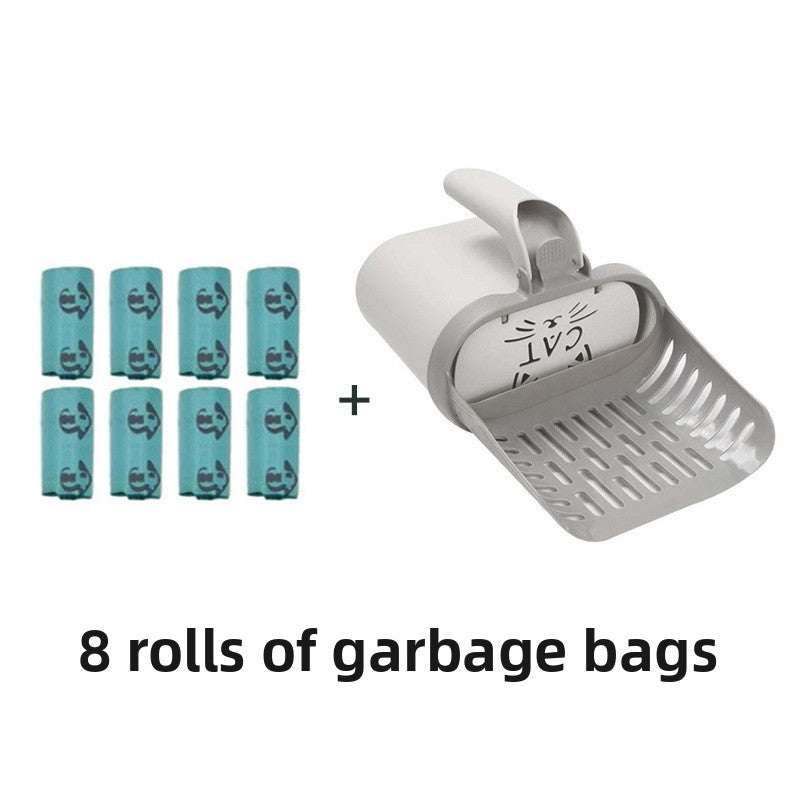 Detachable Cat Litter Scoop with Trash Bags