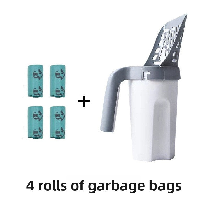 Detachable Cat Litter Scoop with Trash Bags