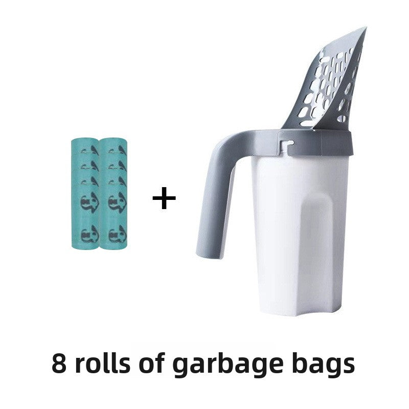 Detachable Cat Litter Scoop with Trash Bags